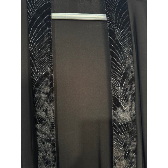 Black R & M Richards Cardigan Size 16W - Picture 2 of 4